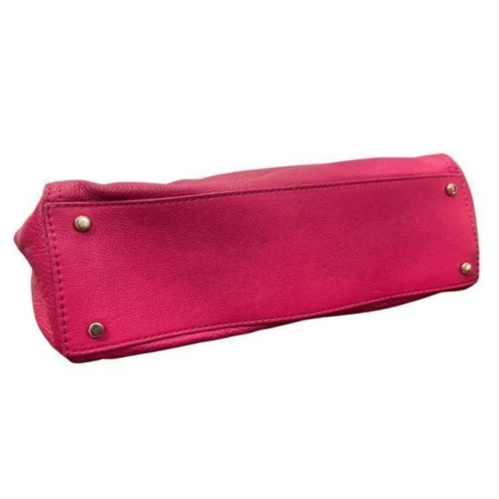 Kate Spade Pebbled Leather Pink Shoulder Crossbody Convertible/Satchel Bag